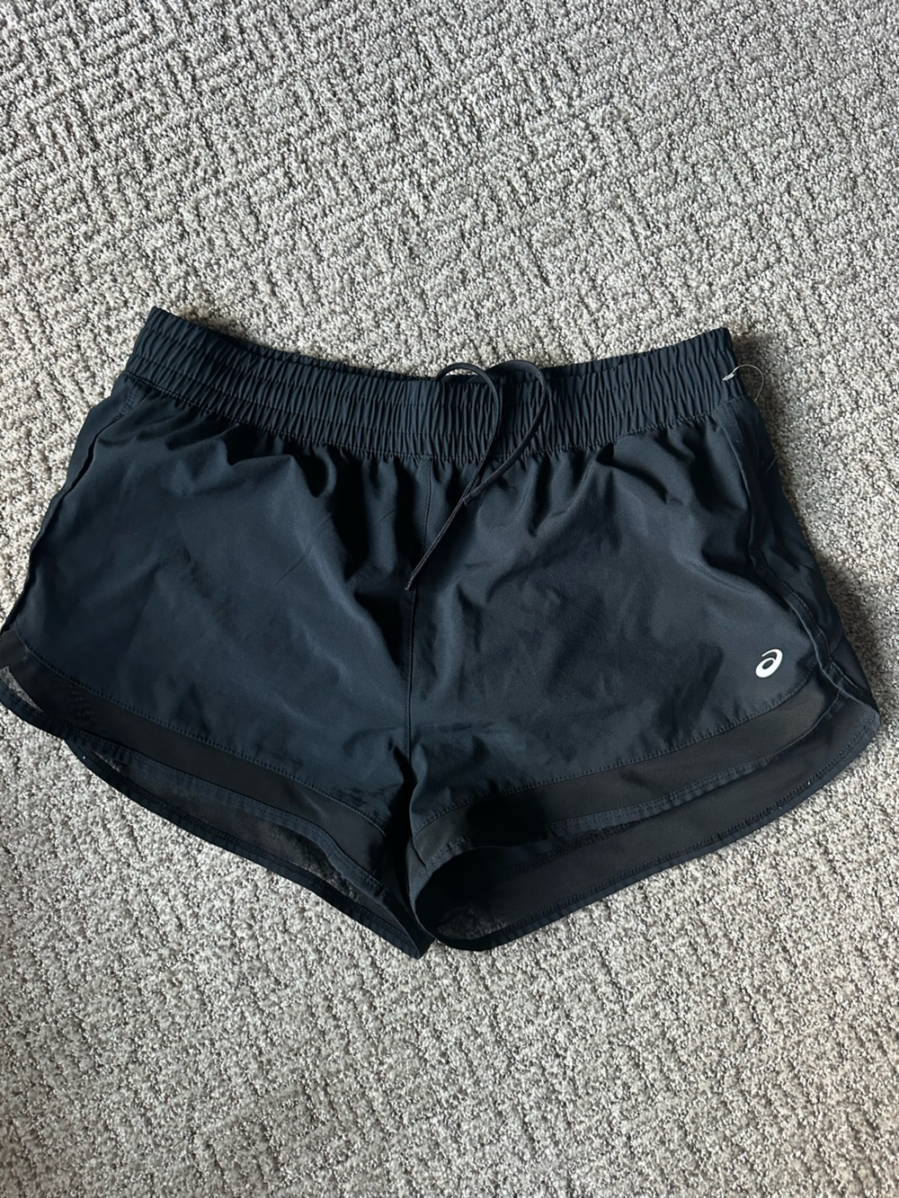 Women’s Black asics Performance Running Shorts